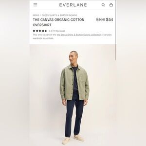 Everlane Canvas Overshirt
